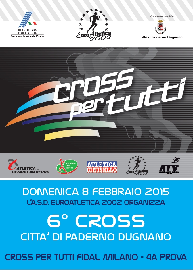 Volantino 6° Cross Città di Paderno Dugnano